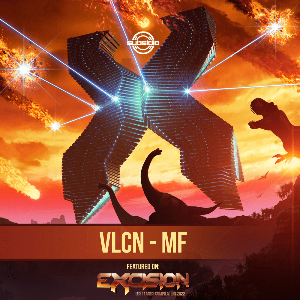 Album cover art for "MF" by VLCN