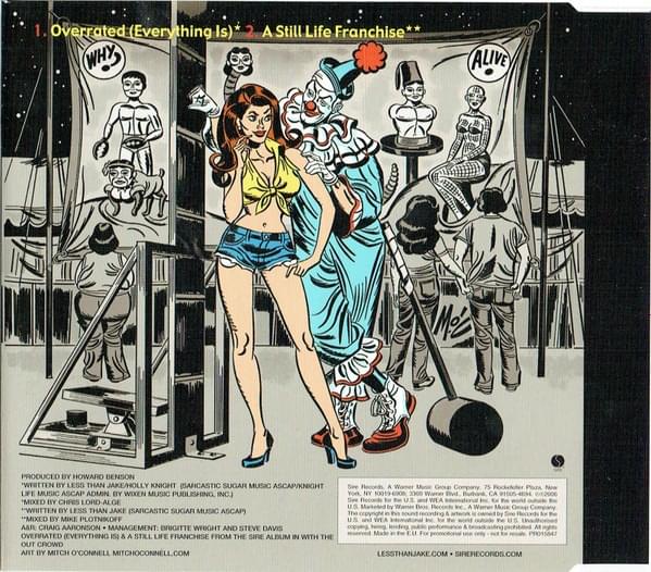 Album cover art for "A Still Life Franchise" by Less Than Jake