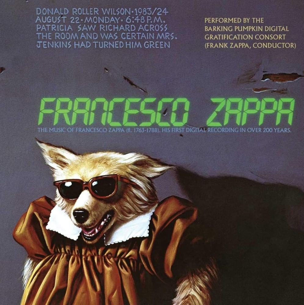 Album cover art for "Opus I- No. 3 2nd Movement Presto" by Frank Zappa & The Barking Pumpkin Digital Gratification Consort