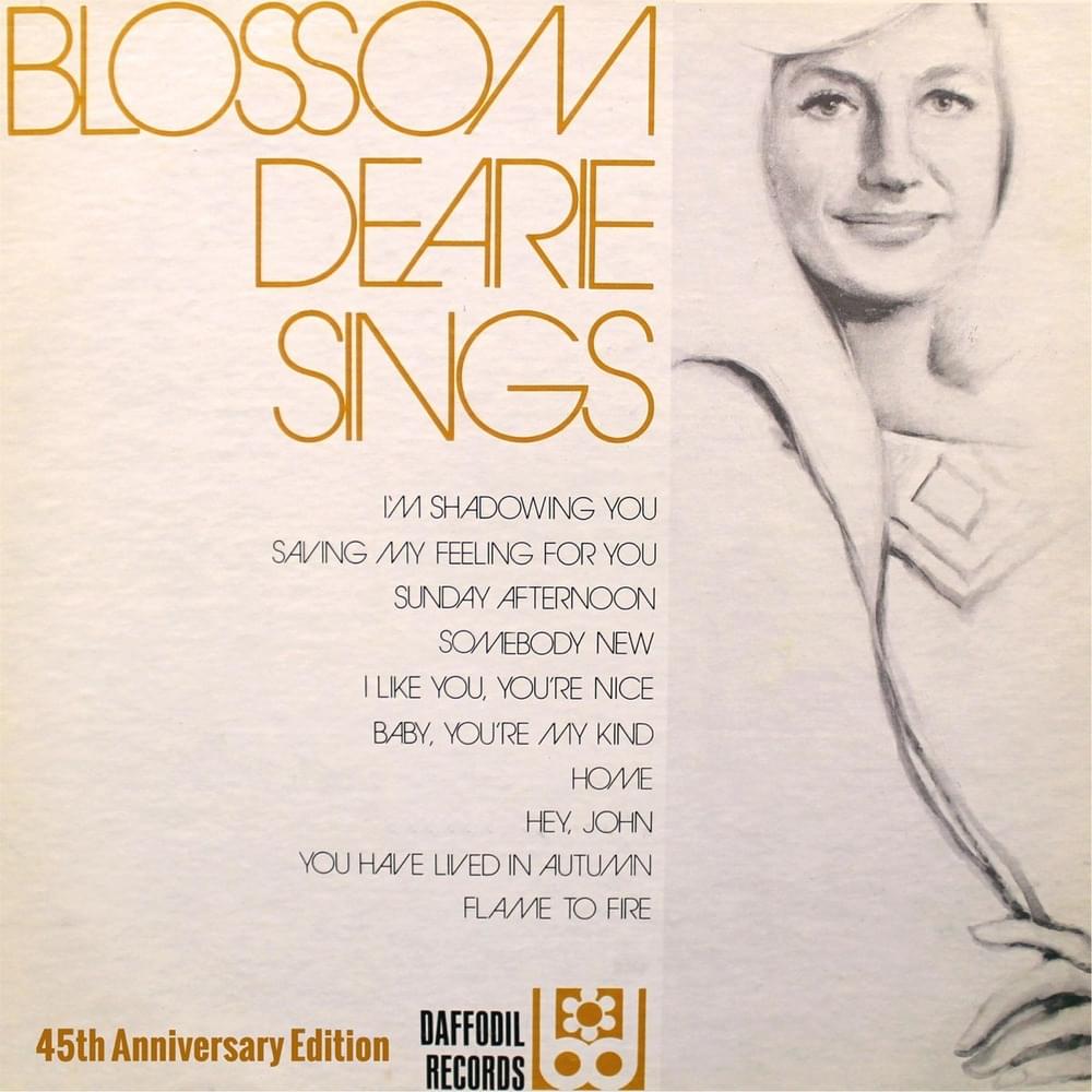 Album cover art for "Hey John" by Blossom Dearie