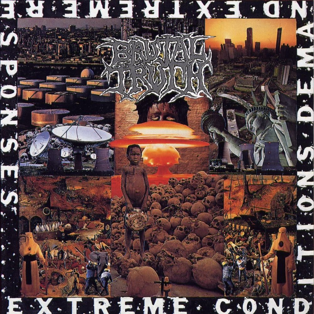Album cover art for "Collateral Damage" by Brutal Truth