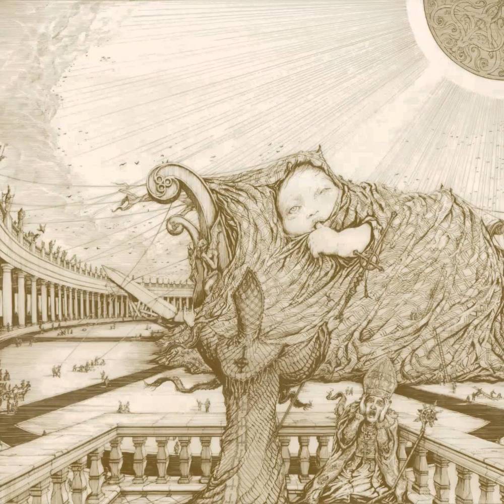 Album cover art for "Infestissumam" by Ghost