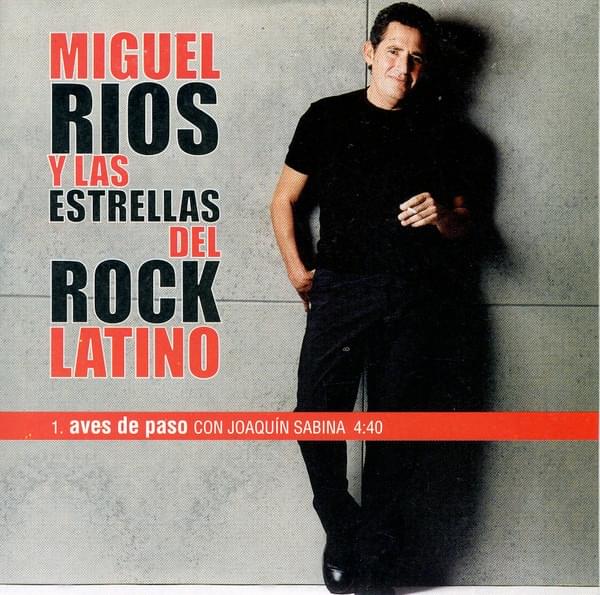 Album cover art for "Aves De Paso" by Miguel Ríos & Joaquín Sabina
