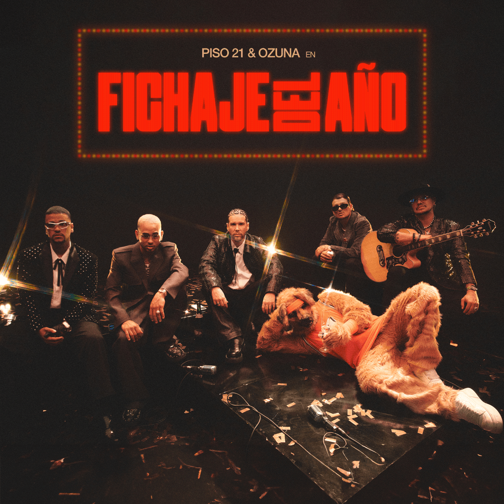 Album cover art for "FICHAJE DEL AÑO" by Piso 21