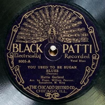 Album cover art for "You Used To Be Sugar Blues" by Hattie Garland