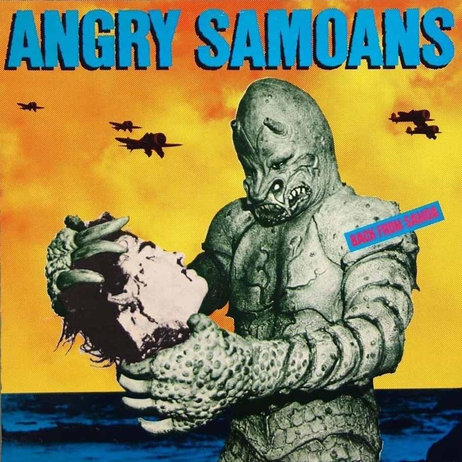 Album cover art for "Lights Out" by Angry Samoans