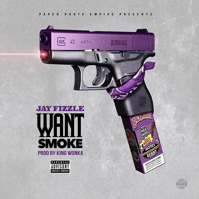 Album cover art for "Want Smoke" by Jay Fizzle
