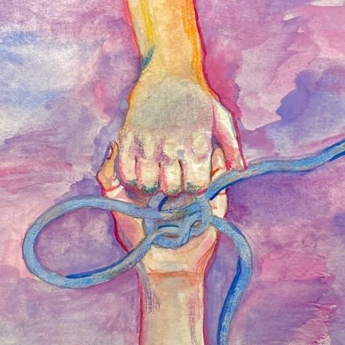 Album cover art for "slip loop" by blackwinterwells