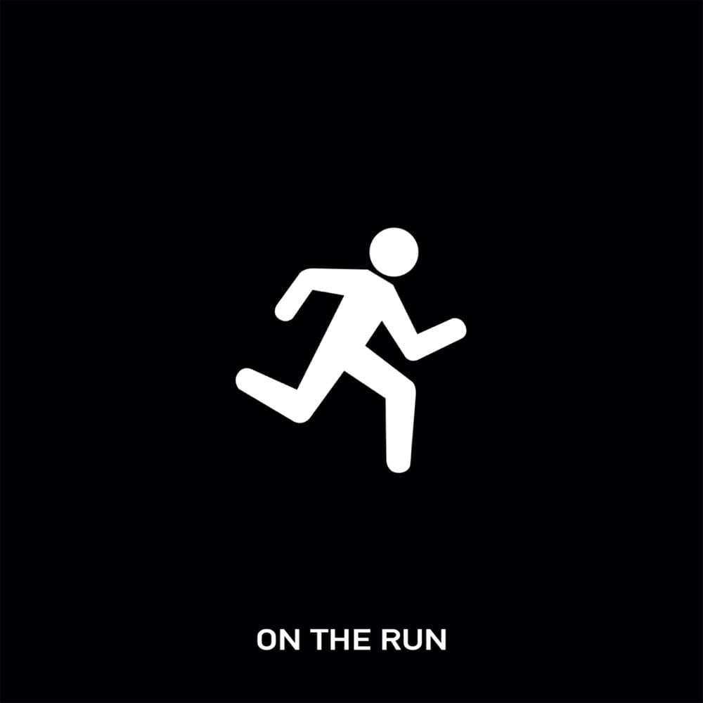 Album cover art for "On the Run" by Chris Webby