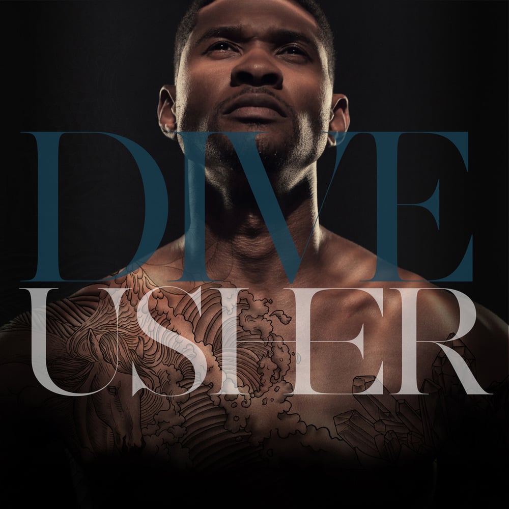 Album cover art for "Dive" by USHER