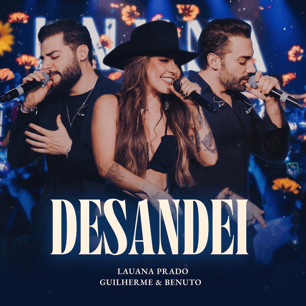 Album cover art for "Desandei (Ao Vivo)" by Lauana Prado