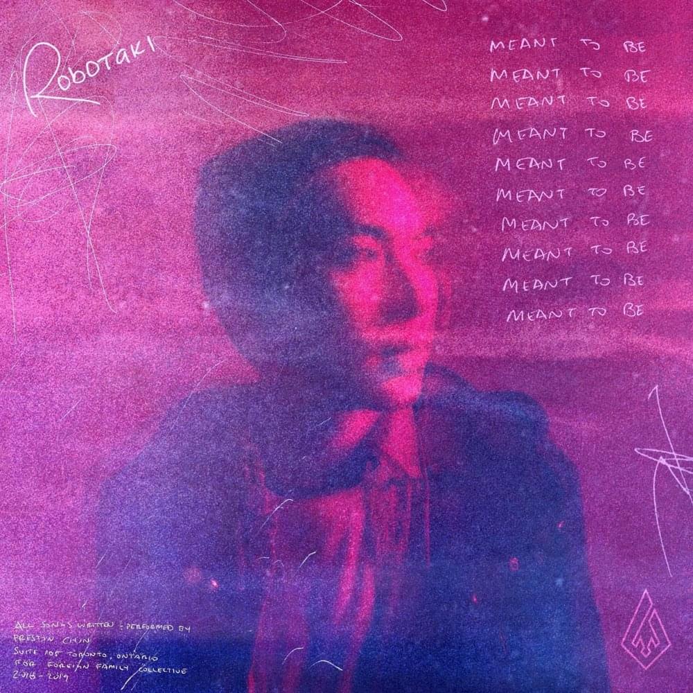 Album cover art for "Meant to Be" by Robotaki
