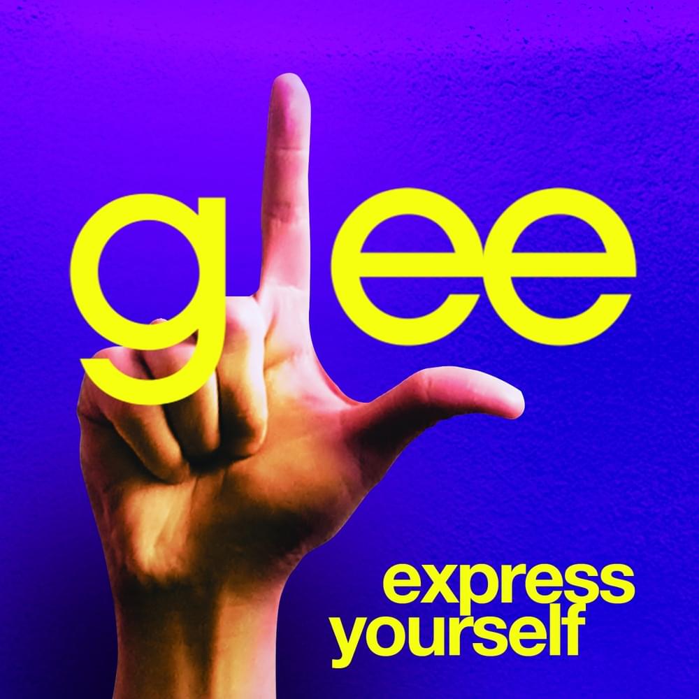 Album cover art for "Express Yourself" by Glee Cast