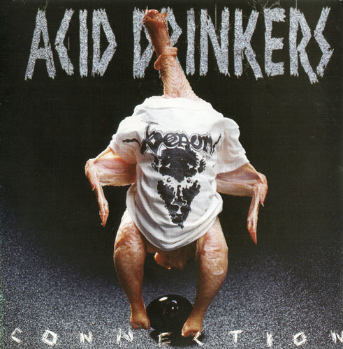 Album cover art for "Slow and Stoned / Method of Yonash" by Acid Drinkers