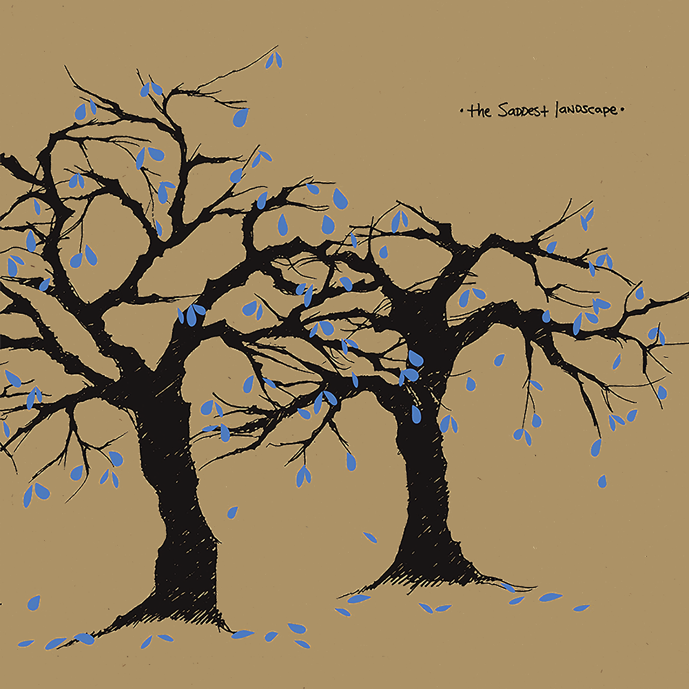Album cover art for "Kiss Like A Miracle" by The Saddest Landscape