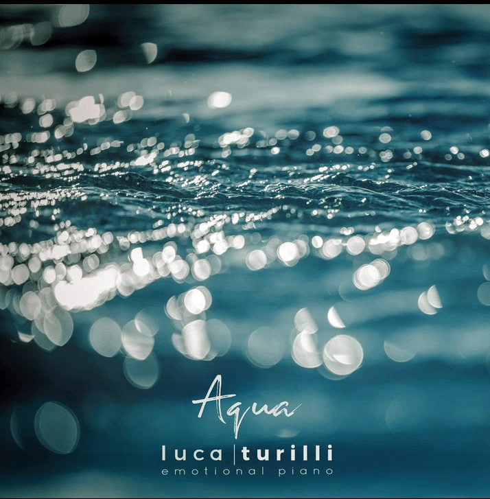 Album cover art for "Aqua (Emotional Piano)" by Luca Turilli