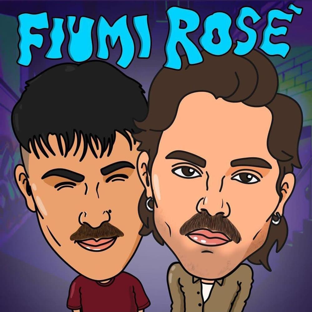 Album cover art for "FIUMI ROSÉ" by Don Joe & Neima Ezza & Ernia