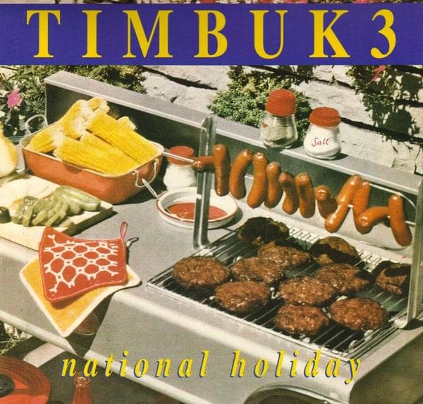 Album cover art for "National Holiday" by Timbuk 3