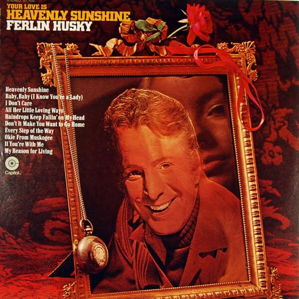 Album cover art for "Heavenly Sunshine" by Ferlin Husky