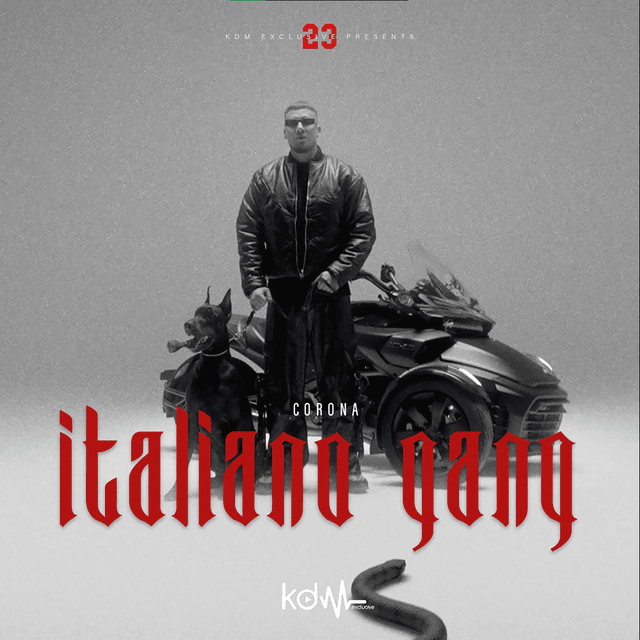 Album cover art for "Italiano Gang" by Corona