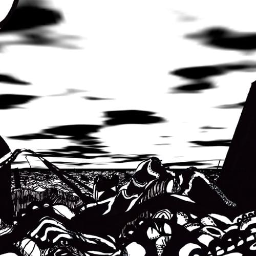 Album cover art for "A Happy Death - Again -" by きくお (Kikuo) & 初音ミク (Hatsune Miku)