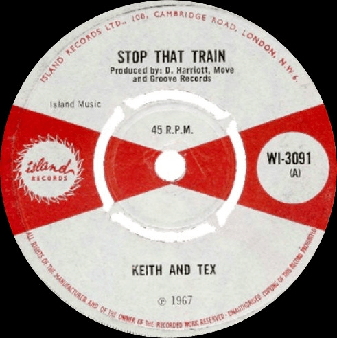 Album cover art for "Stop That Train" by Derrick Harriott