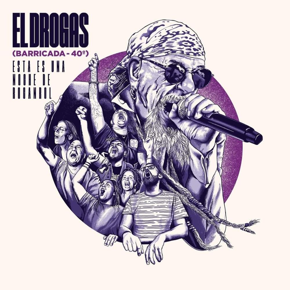 Album cover art for "Esta es una noche de rocanrol (En directo Navarra Arena)" by El Drogas