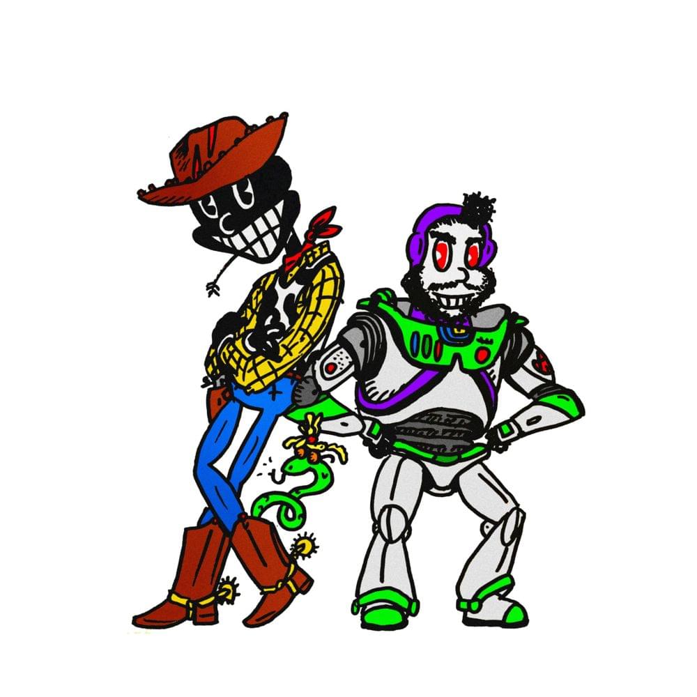Album cover art for "SNEKENDASBÜT" by Lil Darkie & BRUHMANEGOD
