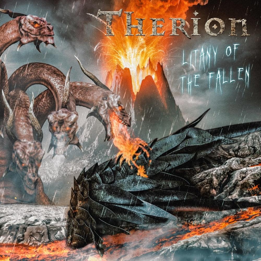 Album cover art for "Litany of the Fallen" by Therion