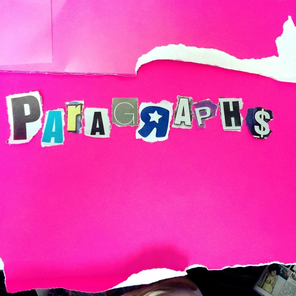 Album cover art for "paragraphs" by blackbear