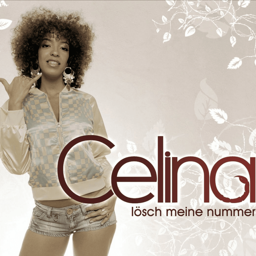 Album cover art for "Lösch meine Nummer" by Celina Bostic