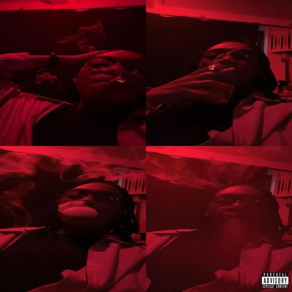 Album cover art for "BLOW DIS STRAIN" by tana