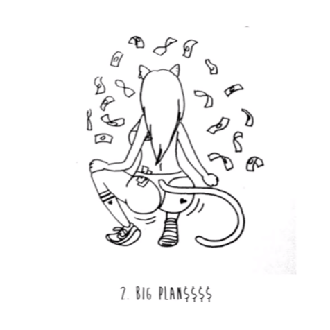Album cover art for "Big Plan$$$" by Rels B