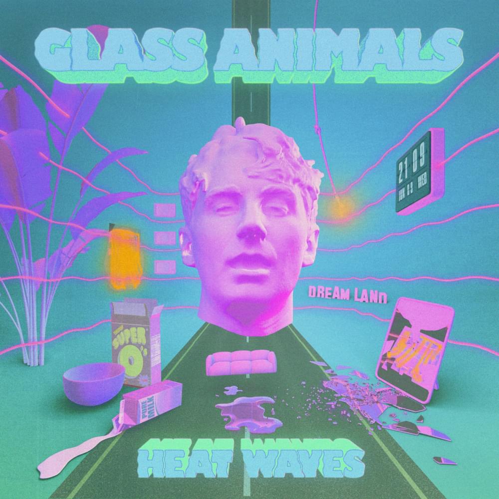 Album cover art for "Heat Waves (Live)" by Glass Animals