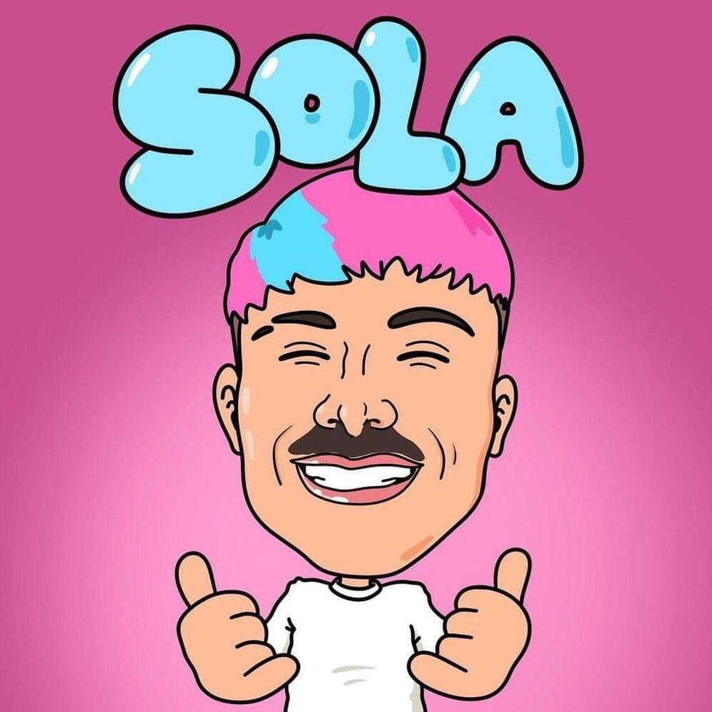 Album cover art for "SOLA" by Don Joe & Boro
