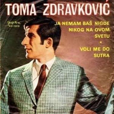 Album cover art for "Ja nemam baš nigde nikog na ovom svetu" by Toma Zdravković