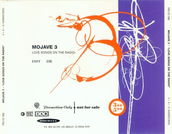 Love Songs on the Radio by Mojave 3
