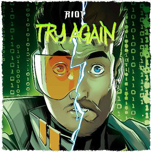 Album cover art for "Try Again" by RIOT (EDM)