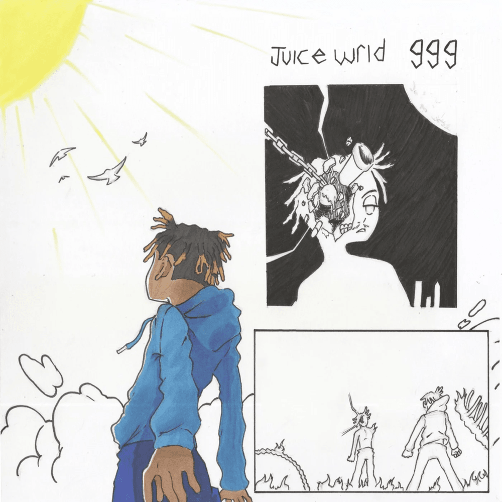 Album cover art for "In My Head" by Juice WRLD