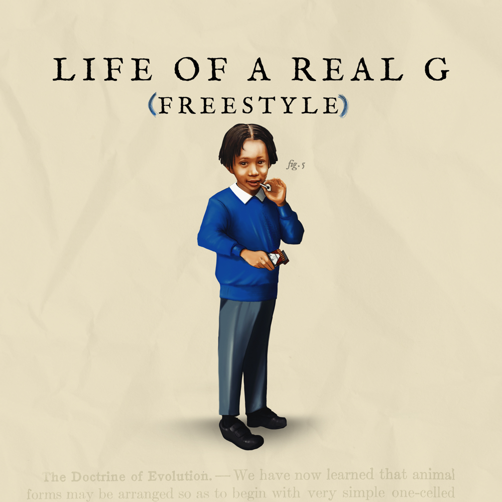 Album cover art for "Life of a Real G (Freestyle)" by Digga D