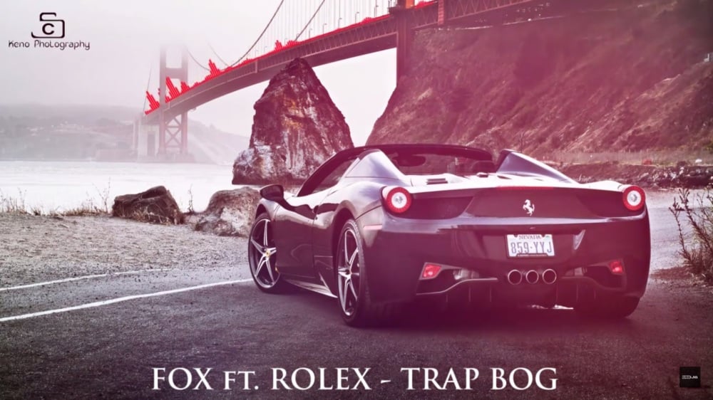 Album cover art for "Trap Bog" by Fox & Rolex