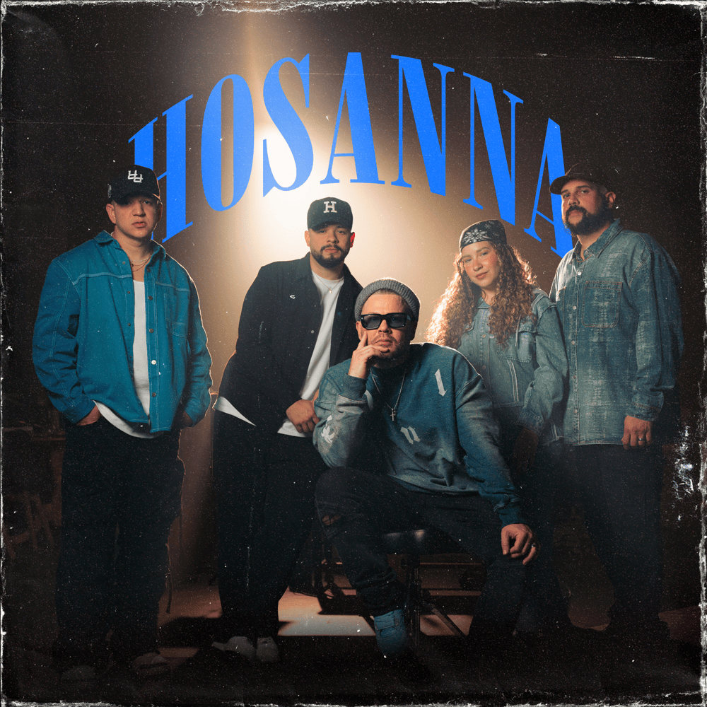 Album cover art for "HOSANNA (REMIX)" by Funky & Aaron Emanuel & Grace López