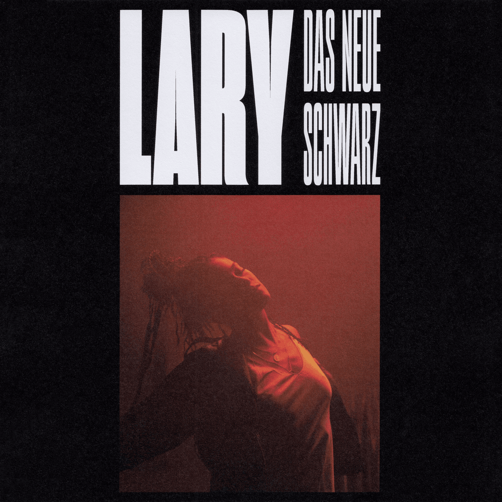 Album cover art for "Das neue Schwarz" by LARY