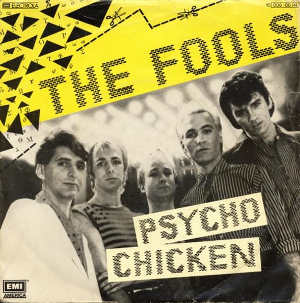 Album cover art for "Psycho Chicken" by The Fools
