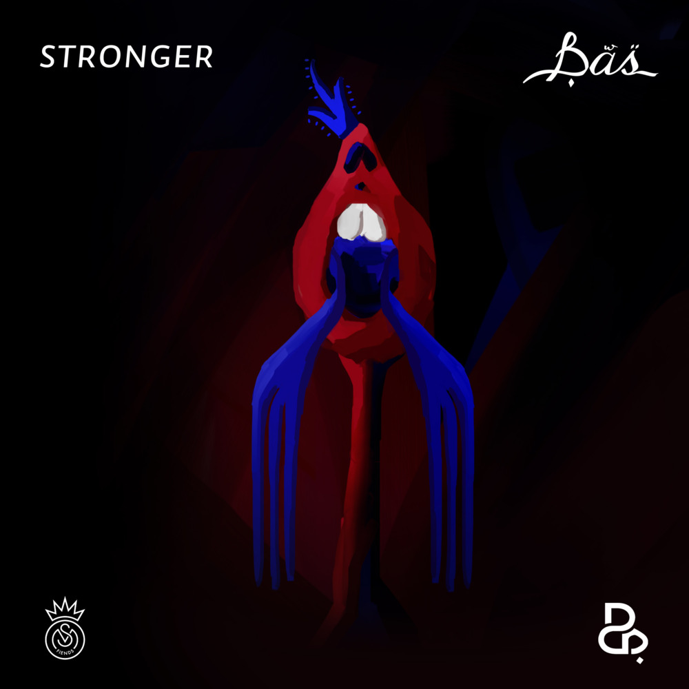 Album cover art for "Stronger" by Bas