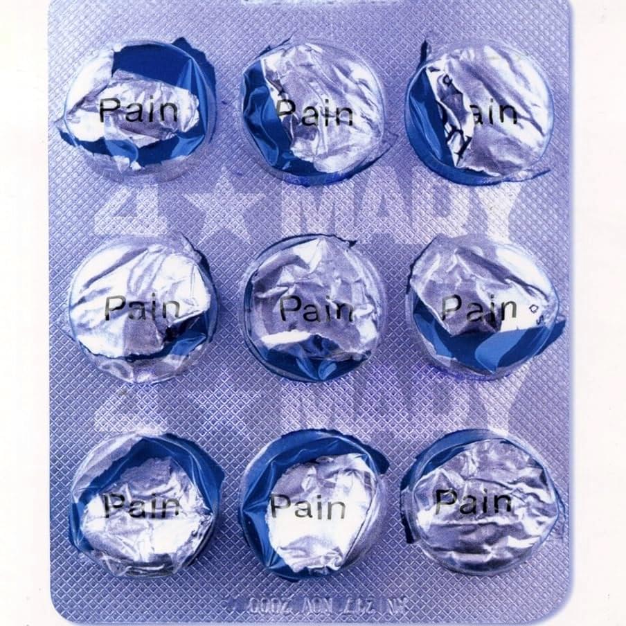 Album cover art for "Pain" by Four Star Mary