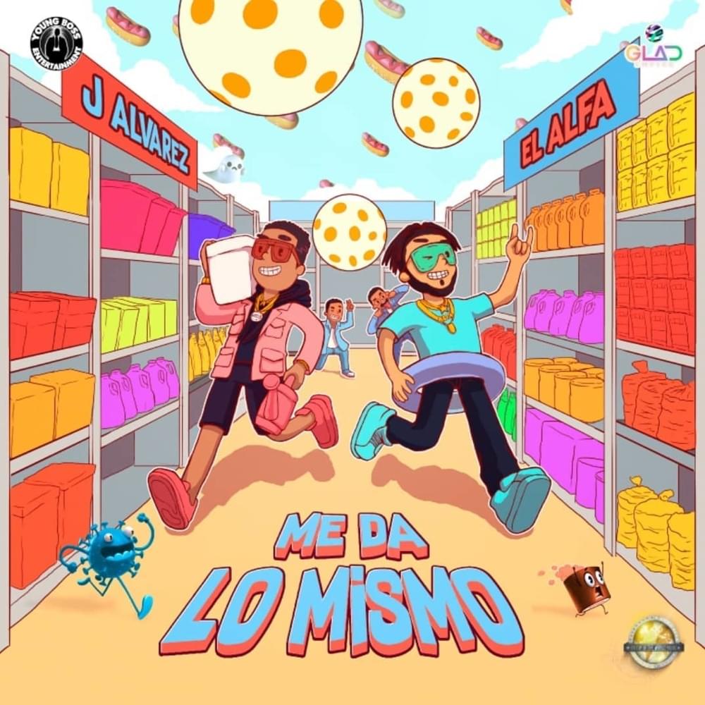 Album cover art for "Me da Lo Mismo" by J Álvarez