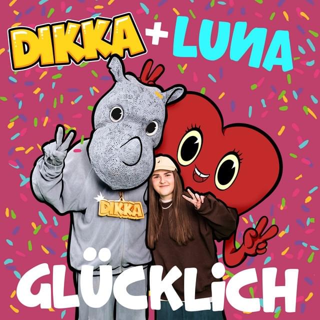 Album cover art for "Glücklich" by DIKKA