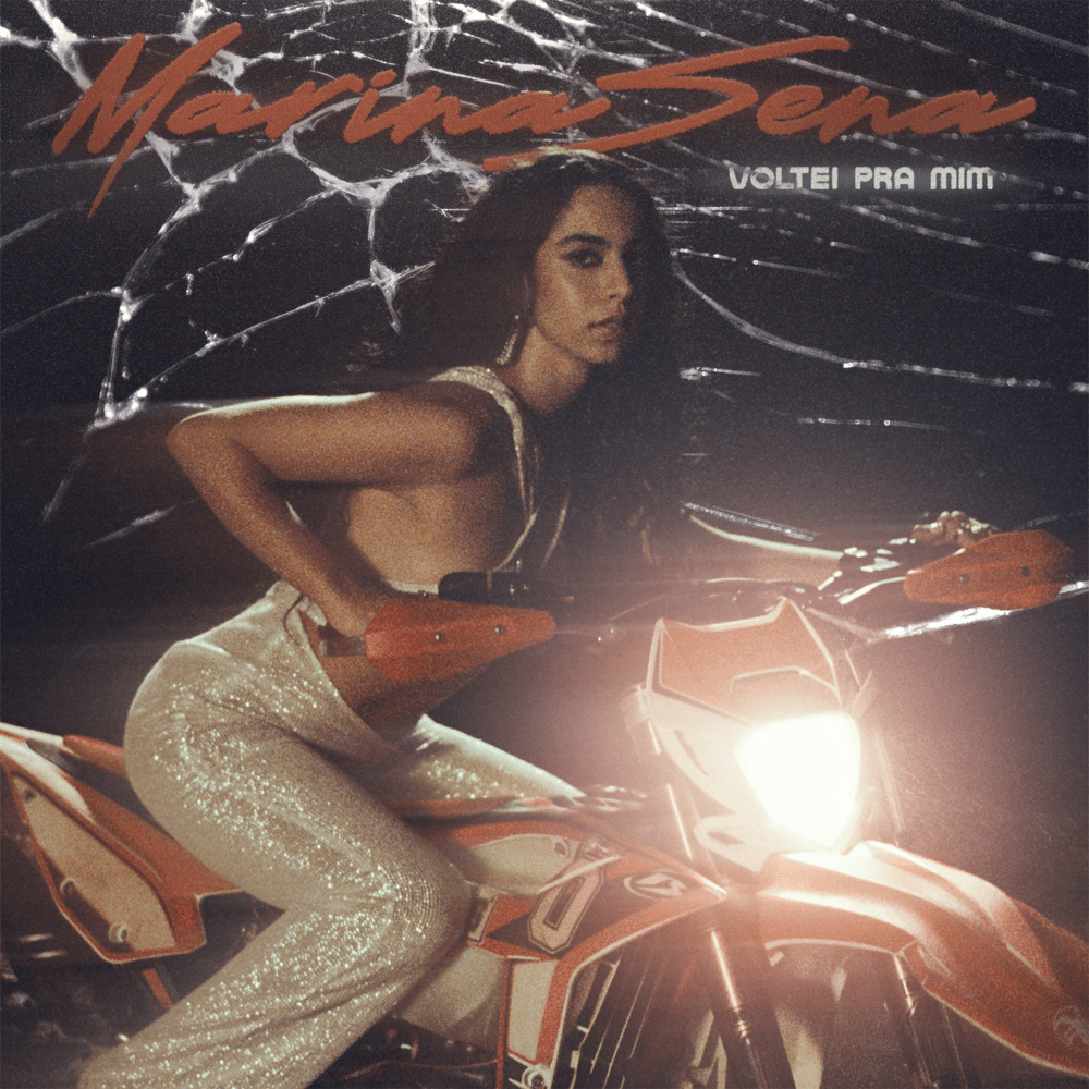 Album cover art for "Voltei Pra Mim" by Marina Sena