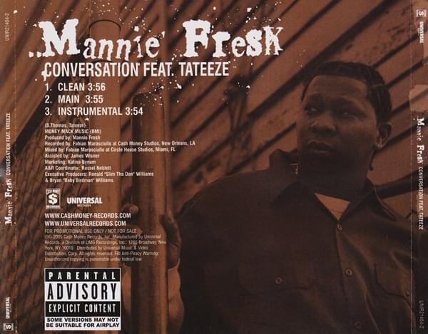 Conversations by Mannie Fresh
